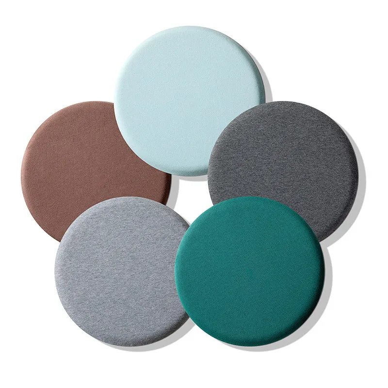 Memory Foam Round Chair Pad Anti-Slip Soft Round Chair Seat Cushion Cotton Round Cushion Mit Removable Cover Seat Pad JAF016