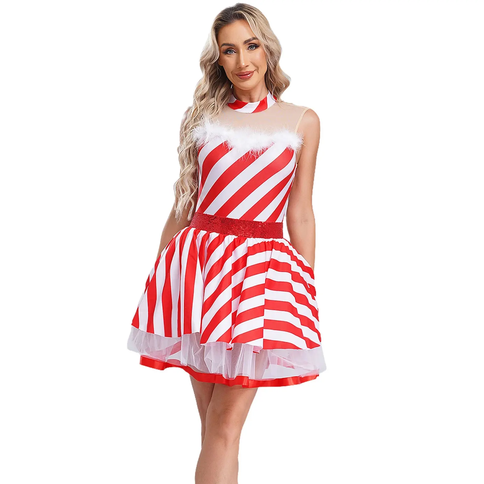 white christmas dresses Girls' Christmas Twirl Dress