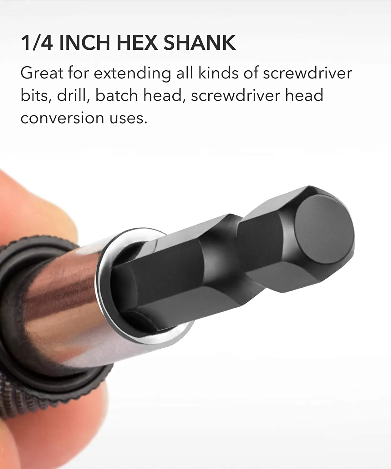 3 Chiếc 1/4 Inch Chuôi Lục Giác Phát Hành Nhanh Thanh Ổ Cắm Vít Giá Đỡ Từ Nối Dài Chuck Bộ Adapter Loại Hạt Mũi Khoan người Lái Xe