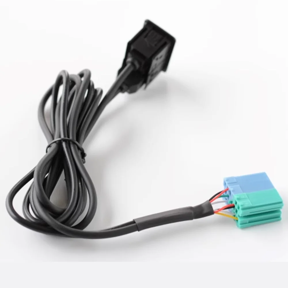 Car Accessories For Hyundai Kia Sportage Extension Cable AUX USB Extension Extender Cable 3.5mm USB Port Adapter Cable 1.5m