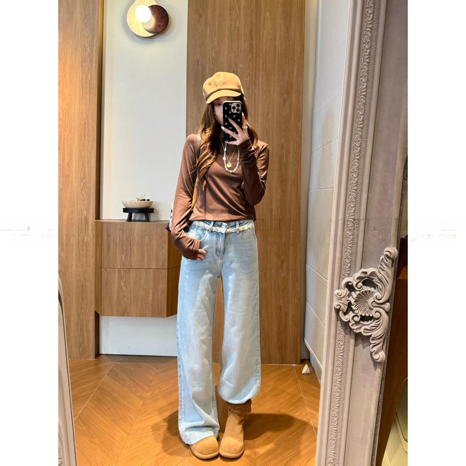 

Мягкий вязаный свитер из кашемира с дизайном Reii Musoom, приятный для кожи, с тонкой вышивкой крестиком, женская вязаная одежда для осени и зимы