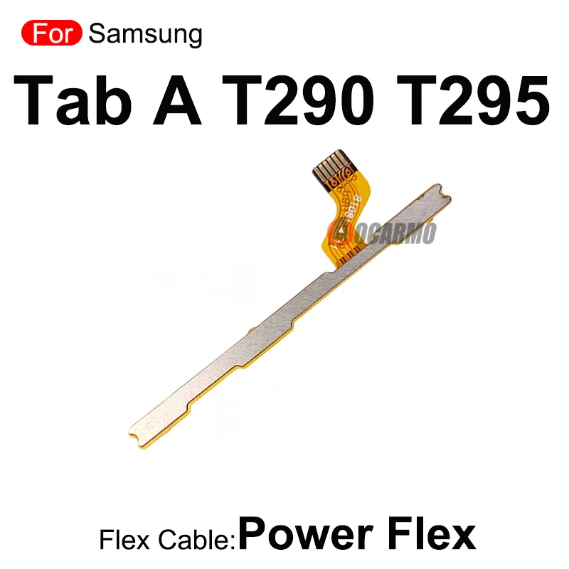 삼성 갤럭시 탭 A 8.0 인치 sm-t290 T295 용 볼륨 버튼 사이드 키 플렉스 케이블 교체 부품