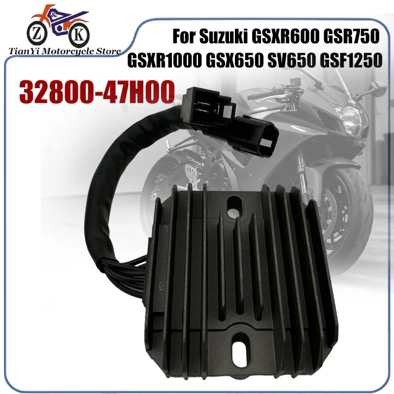 

1PCS Motorcycle Regulator Rectifier for Suzuki GSXR600 GSR750 GSXR1000 GSX650 SV650 GSF1250 GSF650 Voltage Rectifier 32800-21H00