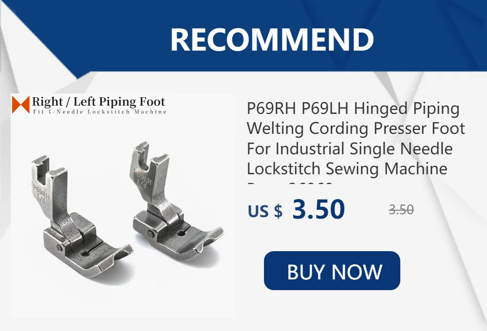 3 PCS MT-18 Presser Foot Fit All Industrial Lockstitch Sewing Machine Accessories For JUKI BROTHER SINGER Single Needle