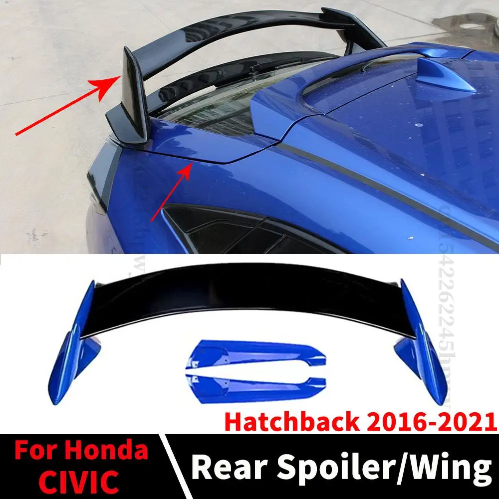 

Air Deflector Splitter Body Kit Rear Trunk Spoiler Wing Sport Boot Lip Tail For Honda CIVIC Hatchback FK7 2016-2021 Body Kit