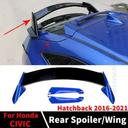 Air Deflector Splitter Body Kit Rear Trunk Spoiler Wing Sport Boot Lip Tail For Honda CIVIC Hatchback FK7 2016-2021 Body Kit