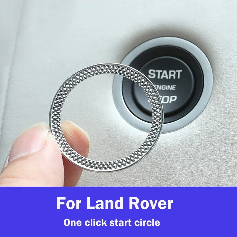 For Land Rover 90 110 2024 One Click Start Switch Decorative Ring Range Rover Sport Executive Evoque Star Pulse Discovery 5