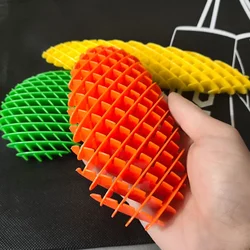 4pcs Creative Product Fidget Worm Stress-relieving Elastic Mesh Stress-relieving Healing Small Toy Decoration Stress Relief Toy