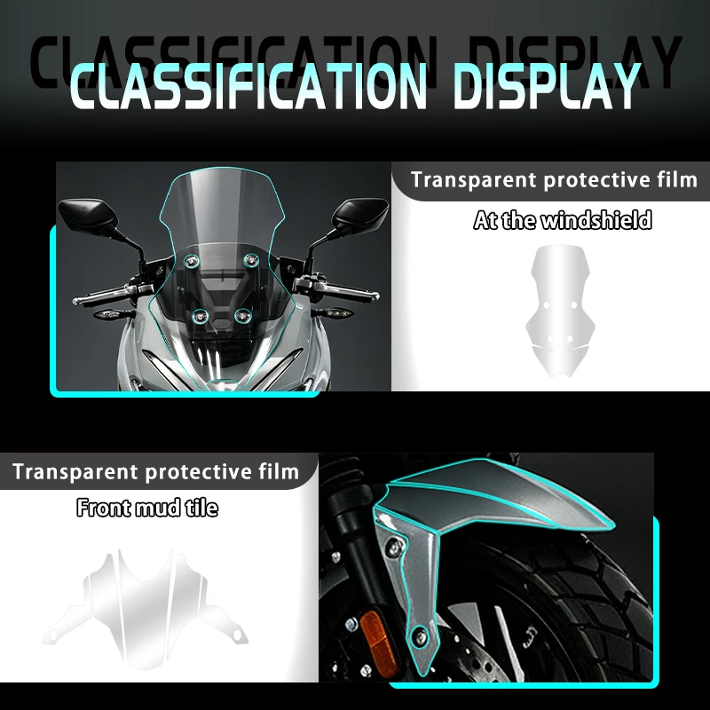 For DAYANG ADV250 2026 Complete Set Of Invisible Car Cover Film Body Scratch Resistant Stickers Modified Motorcycle Accessories