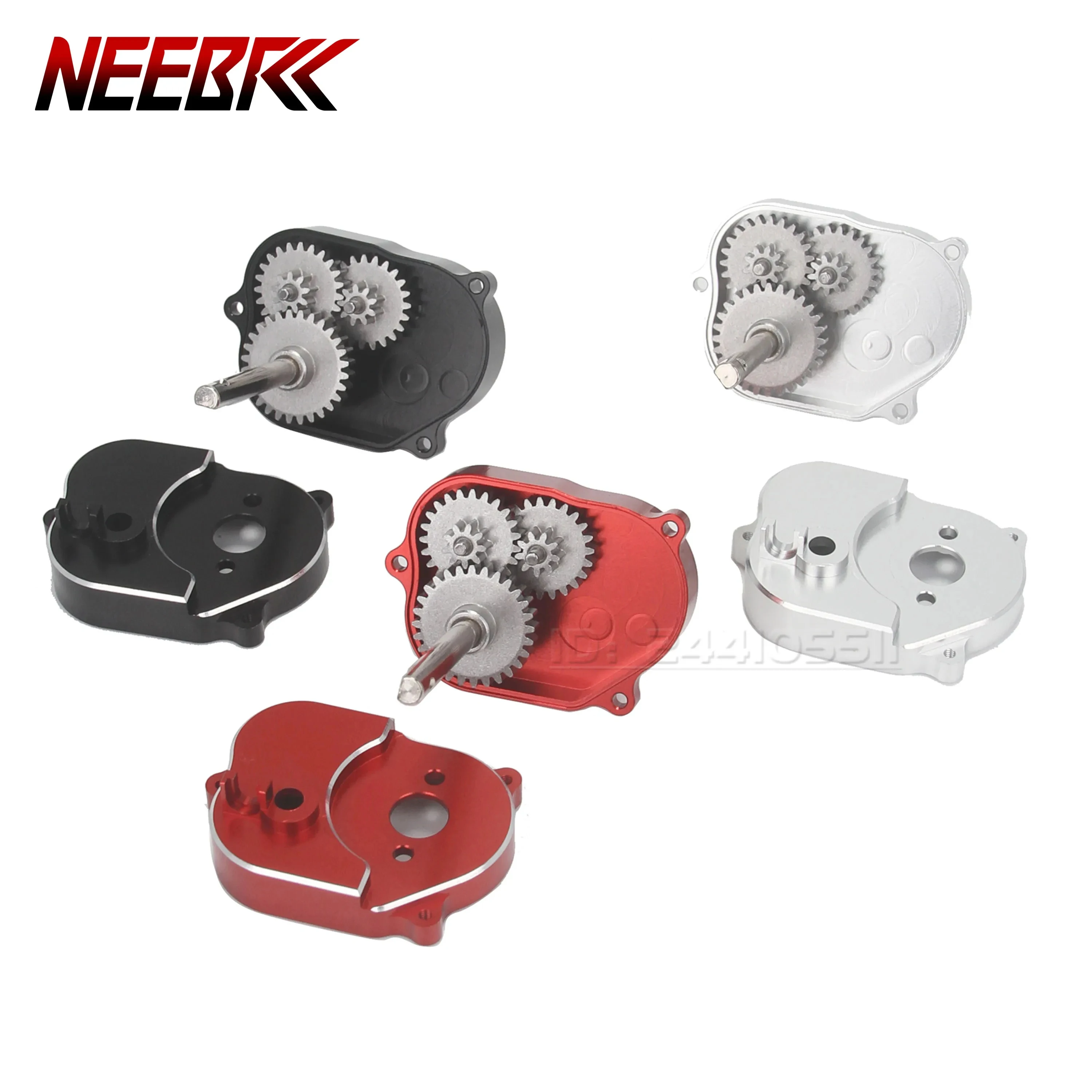 Upgrade Metalen Versnellingsbak Adapter Plaat Versnellingsbak Set voor 1/12 RC Crawler Auto MN82 MN99S MN168 MN78 MN98 LC79 280 370 Motor Speelgoed Deel