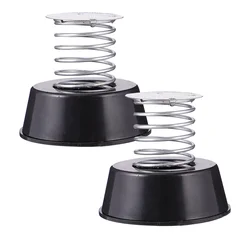 2 Pcs Decoration Ornaments Shaking Head Spring Base Electric Vehicle Accessories Dashcams for Cars Shock