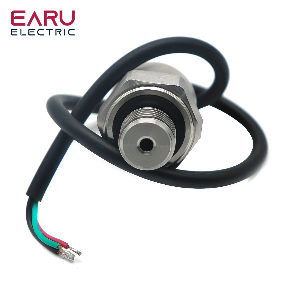 Pressure Sensor Transmitter For Water Oil Fuel Gas Air G1/4 5V Ceramic Sensor Stainless Steel 0.5Mpa 1.2Mpa Transducer