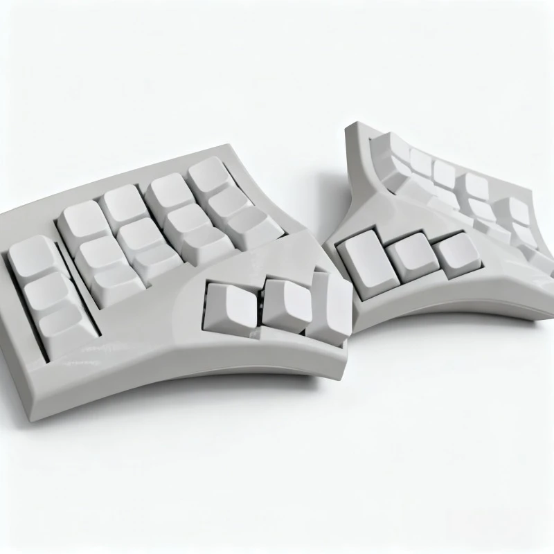 

Cygnus Wireless Bluetooth Curved Split Keyboard Kit Customized 3×5 Hot Swap Ergonomics Split Keyboard for VIAL Gamer Keyboard