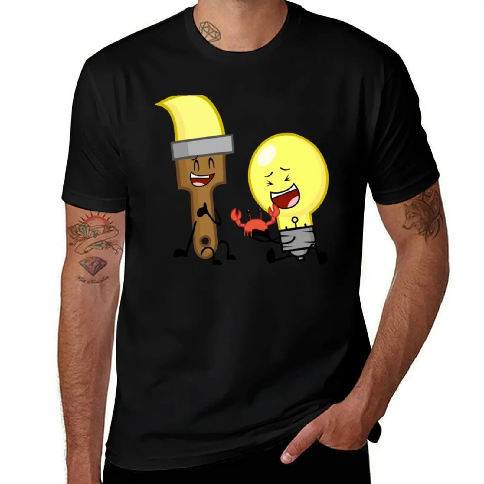 BFDI Inanimate Insanity , All Characters ,Object-All-Stars T-Shirt Work Casual Loose Fit T-Shirt
