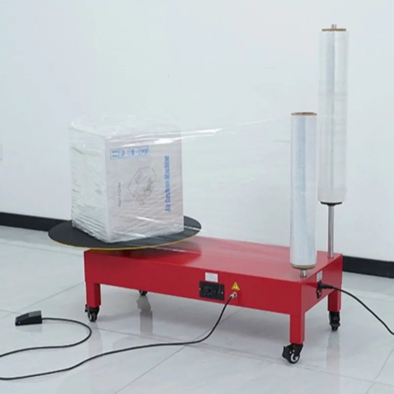 

Electric Stretch Film Wrapping Machine Stretch Film Wrapper Packing Machine Express Logistics Packing Shipping