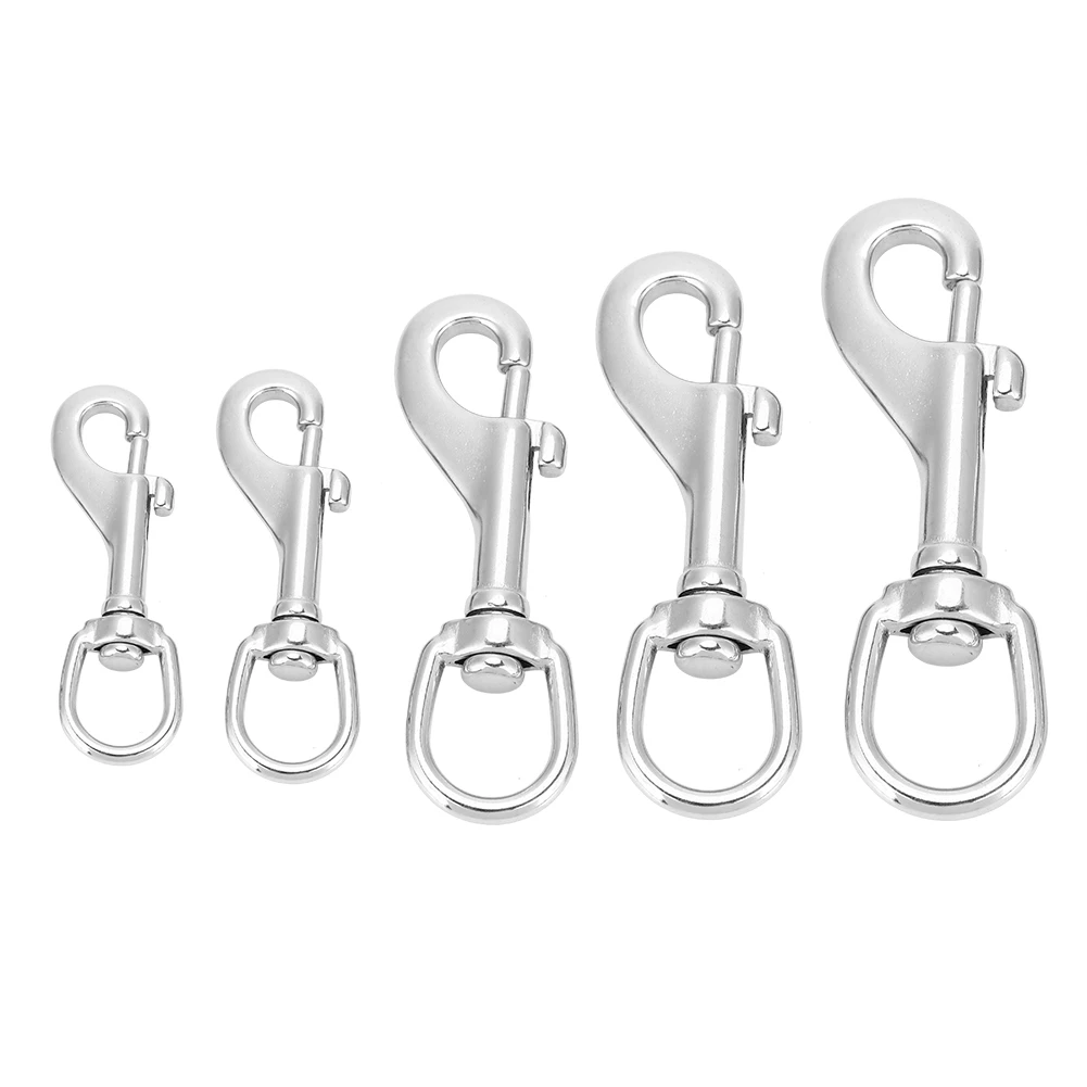 

Крючок для дайвинга из нержавеющей стали 316, легкий поворотный крючок с застежкой-карабиной для ремней, сумок, аксессуаров для дайвинга