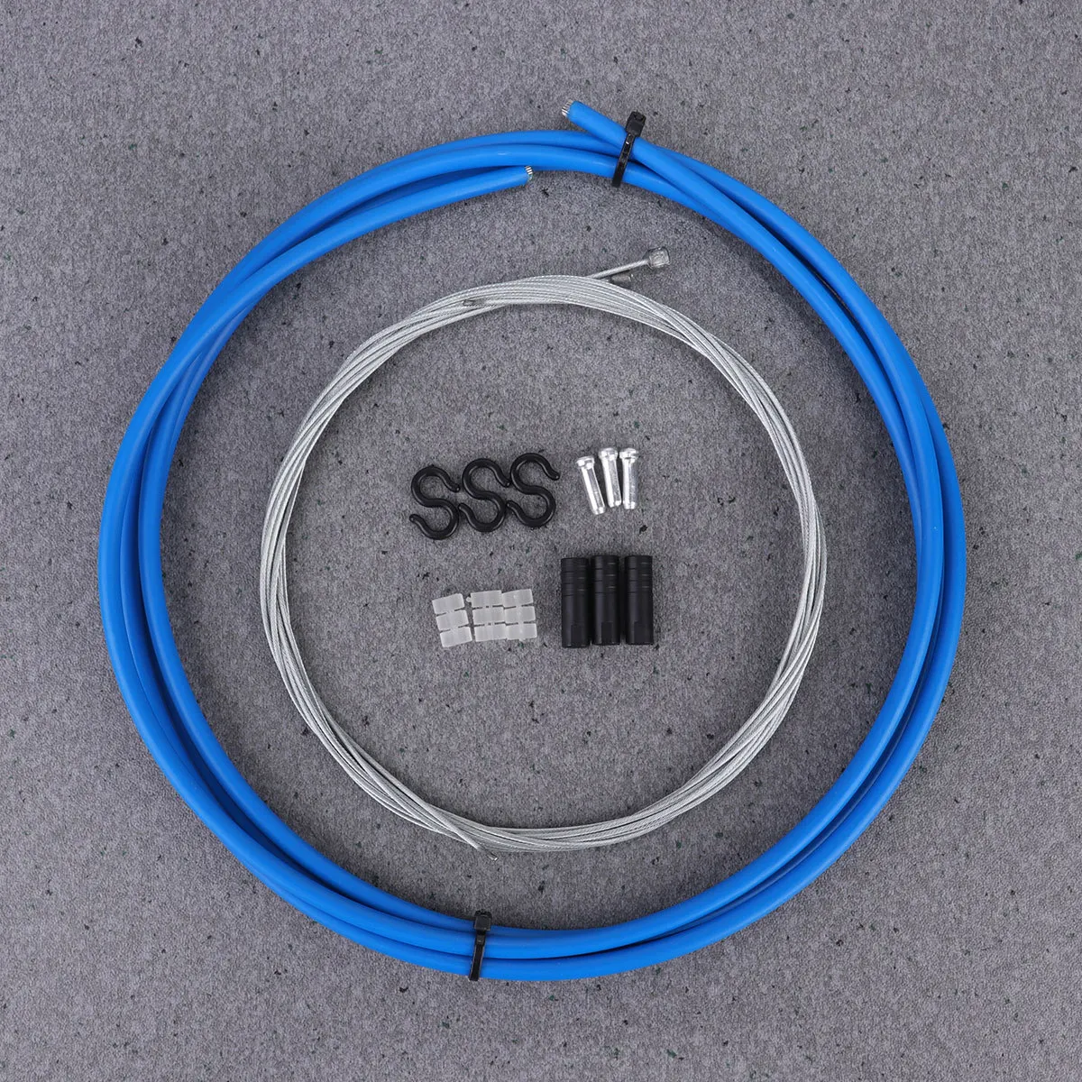 

1Set Brake Wire Steel Cable Durable for Mountain Road Bike Adjustable Shifting Brake Line Derailleur Variable Tube Blue