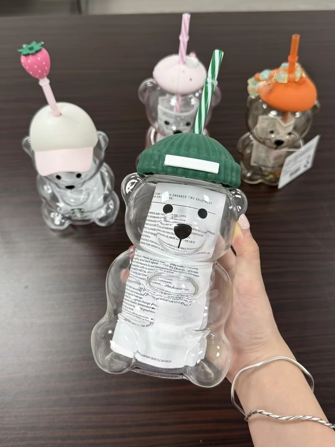 Bear Glass Coffee Transparent Glass Gift Coffee Cup Various Styles With Logos In Box Fast Delivery