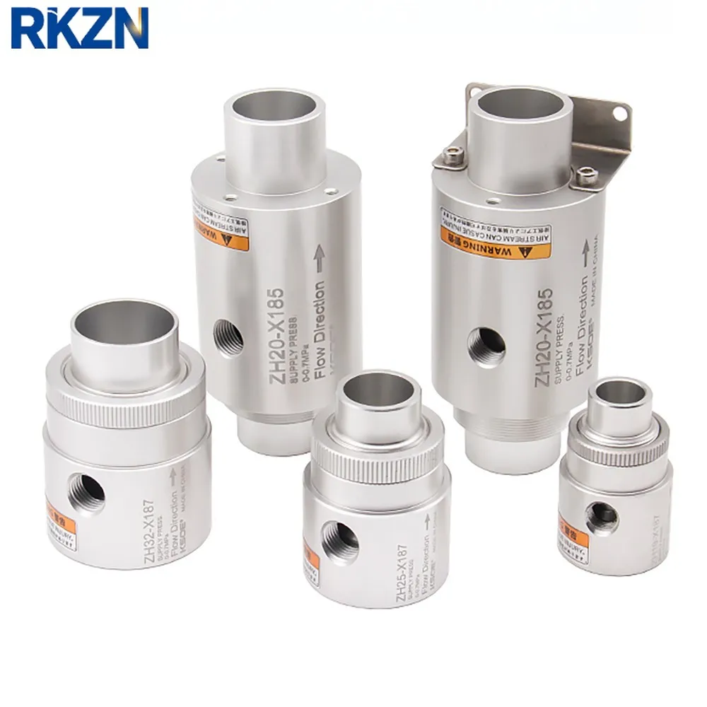 1pcs Vacuum Conveying Air Amplifier ZH10/20/30/40‑B‑X185, Pneumatic Feeding, Material Suction & Extraction