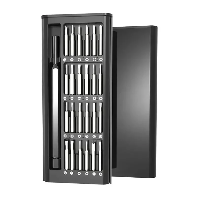 25-in-1 Magnetisches Präzisions-Schraubendreher-Set mit 24-teiligem Mini-Taschen-Schraubendreher-Set, kleines Reparaturset für Mobiltelefone/PCs/Kameras
