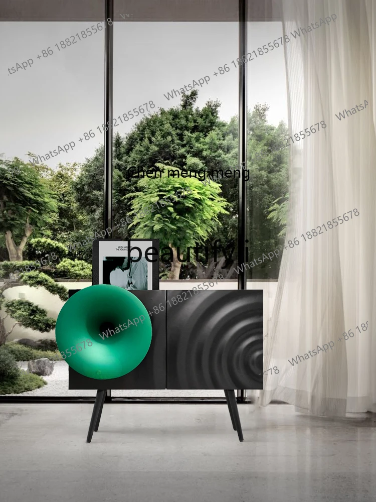 C6601 i7s خزانة الفونوغراف المتكاملة مشغل تسجيلات الفينيل ضوء غرفة المعيشة الفاخرة صندوق الصوت بلوتوث #3