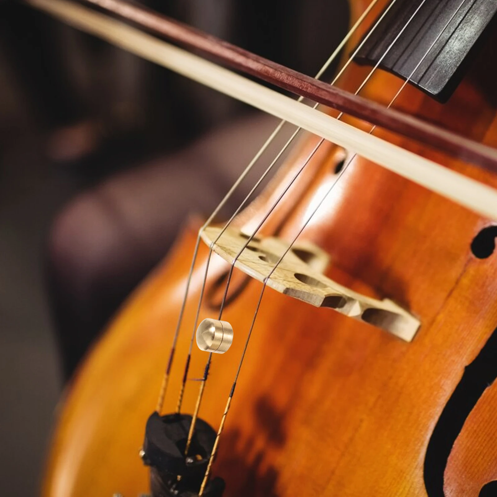 

Violin Wolf Tone String Mute Accessory Strong Durable Easy Use Suitable Most Violins Storage Convenient Instruments