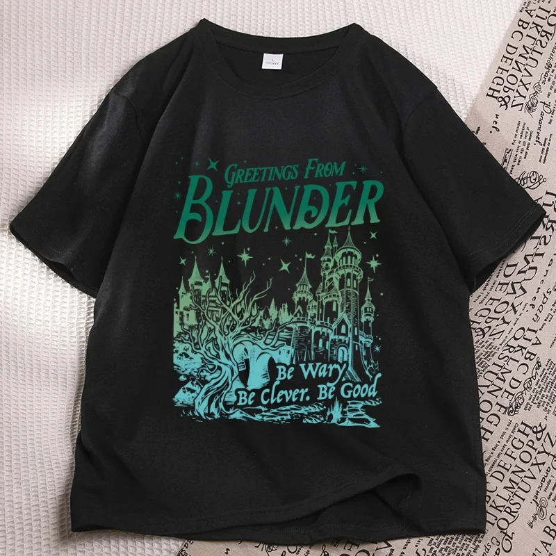 One Dark Window T Shirt Be Wary Be Clever Be Good T-Shirt Men Women Casual Cotton Short Sleeve Round Neck Printed Tshirts