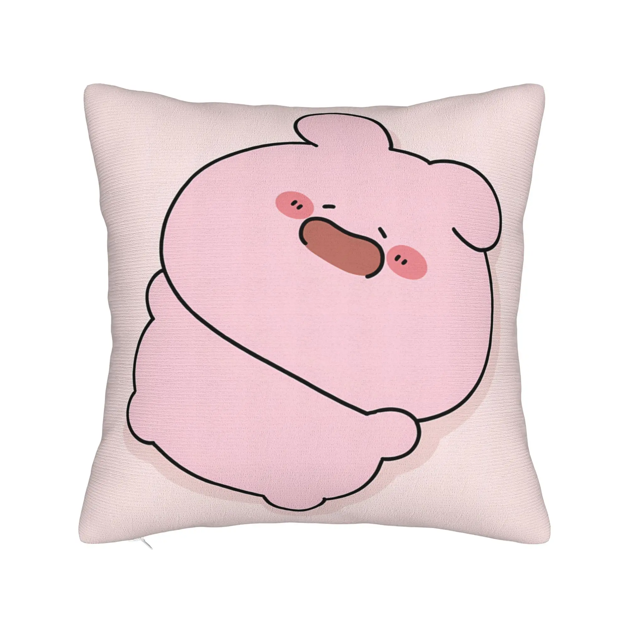 A-Asamimichaan Asleep Cute Asamimi Pillow Case  Comfy Pillow Cover For Living Room Bed Chair Novelty Cushion Cover