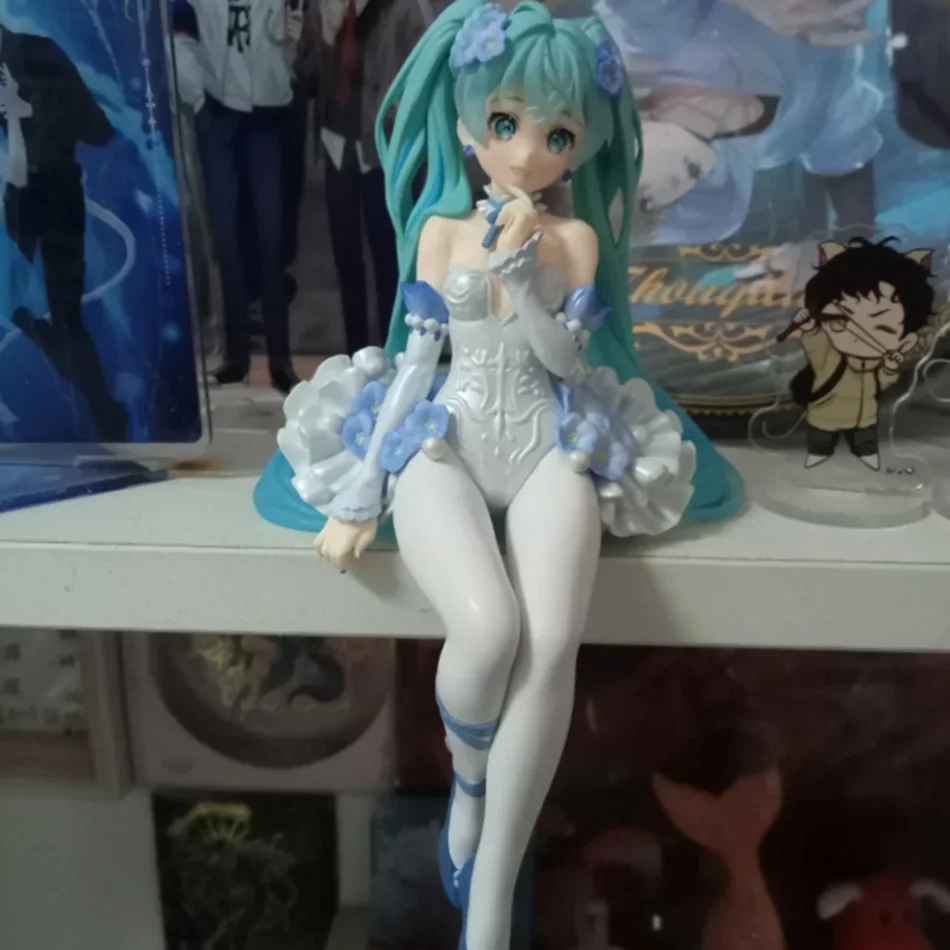 In Stock Hatsune Miku Desktop Cute Action Figure 15cm Flower Fairy Ver. Anime Figurine Kawaii Girl Model Toys Birthday Gifts view 5
