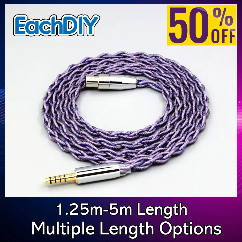 

140 cores litz 7N Type2 1.8mm OCC Headphone Cable For AKG K712 K240S MK II K171 K271S K241 K175 K275 7908