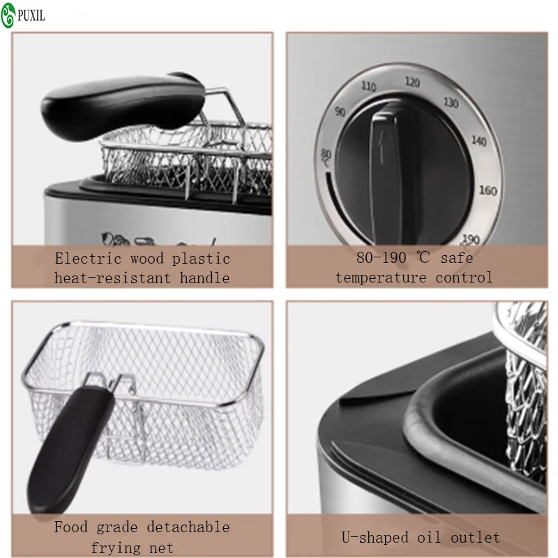 

Электрическая фритюрница, бытовая мини-фритюрница, многофункциональная фритюрница, фритюрница с регулировкой температуры