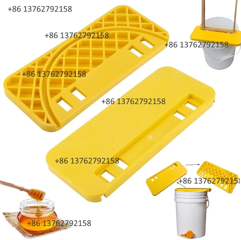 Honey Uncapping Tank Holder Plastic Bucket Hive Scraper Tool Beekeeper Flat Shelf Honey Harvesting Equipment