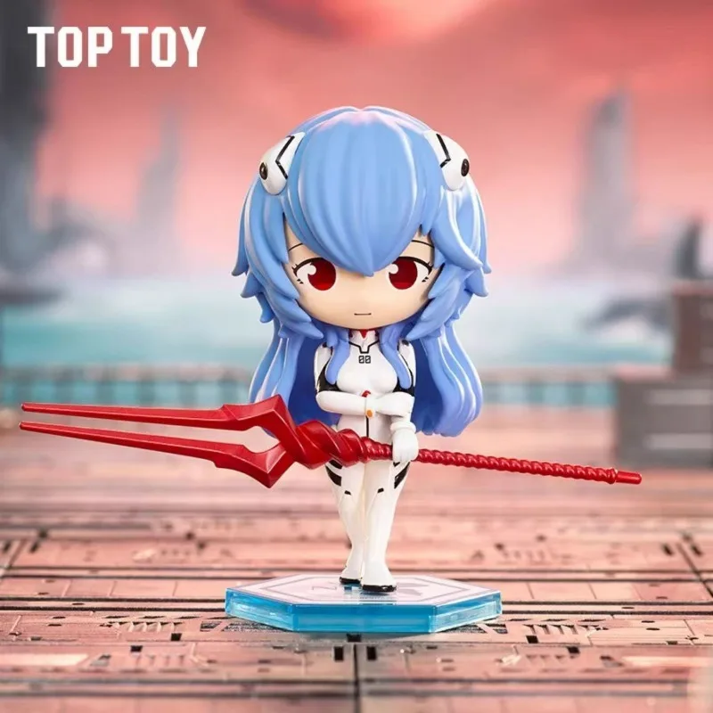 Nouveauté 2026 TopToy EVA EVANGELION Blind Box Figurine Anime Ornement de Bureau Collection Personnalisée Cadeau d'Anniversaire pour Fille En Stock