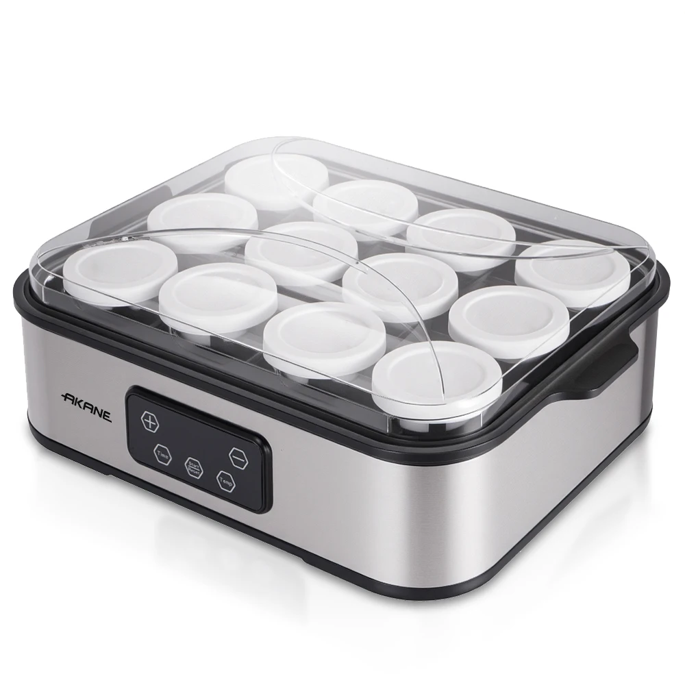 A.82771 25W yogurt maker yogurt machine, 12 glasses 180ml each easy to clean energy saving design