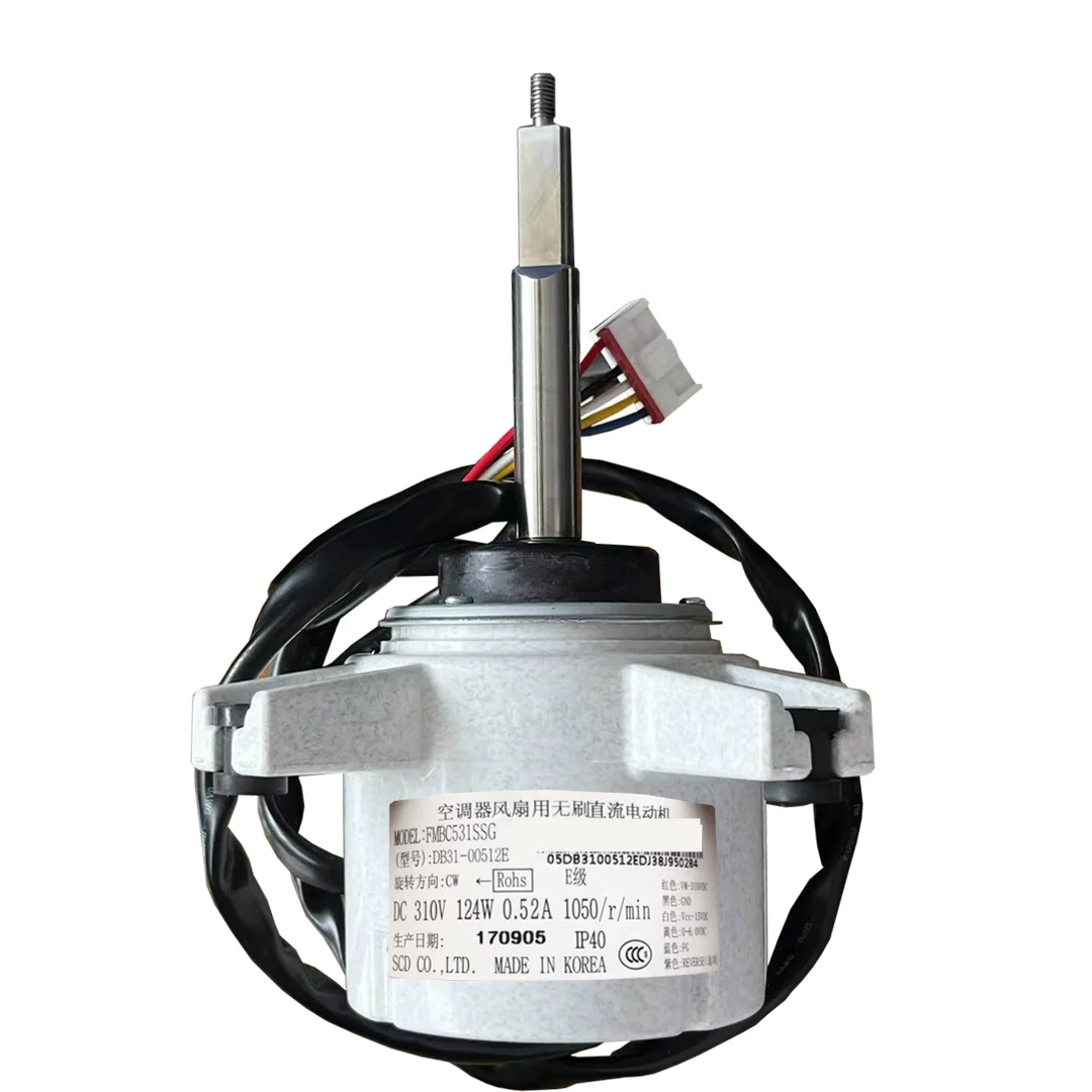 

New For Air Conditioner Indoor Unit Fan Motor DB31-00512E 512D 00611E 611F/D DC310V DB31-0064 124W 1050r/min Conditioning Parts