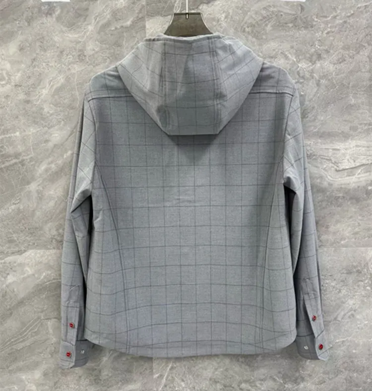 تخصيص أوروبا وأمريكا ملابس رجالية جديدة شتاء 2025 بأكمام طويلة مقنعين واحدة الصدر موضة الصوف سترة متقلب #3