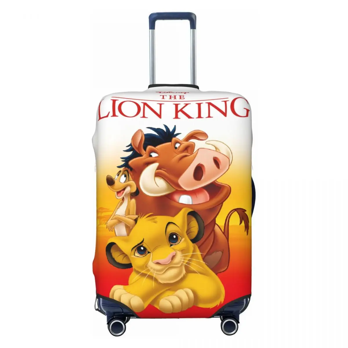 

Custom Fashion The Lion King Film Luggage Cover Protector Elastic Hakuna Matata Cartoon Travel Suitcase Covers