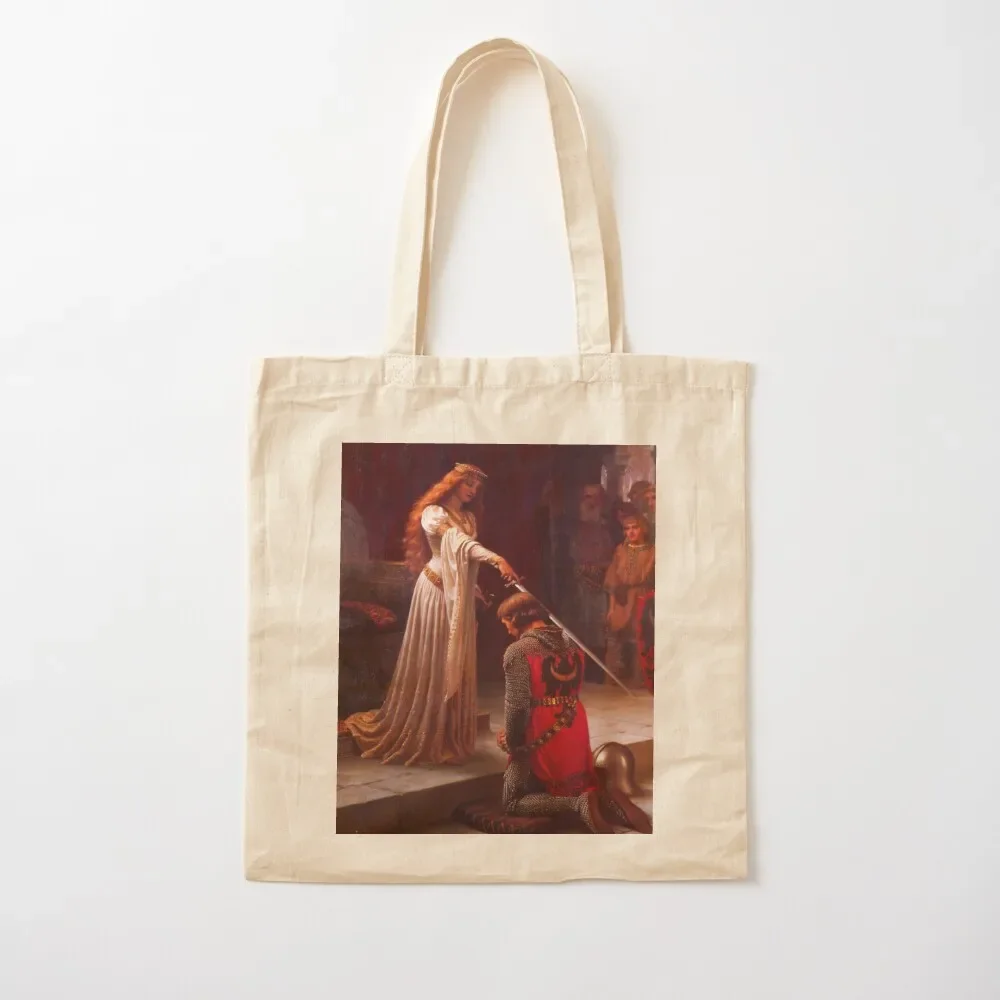 

Edmund Blair Leighton - The Accolade Tote Bag Big bag handbag Tote Bag