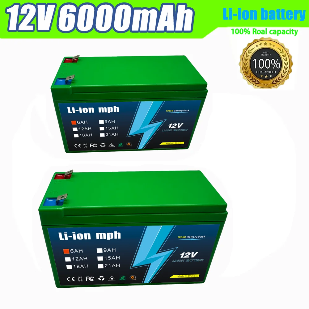 

12V21Ah Lithium Battery,Built-in BMS,5000+Cycles Rechargeable LiFePO4 Battery,Perfect for Ride on Scooters,Toys,Fish Finders LED
