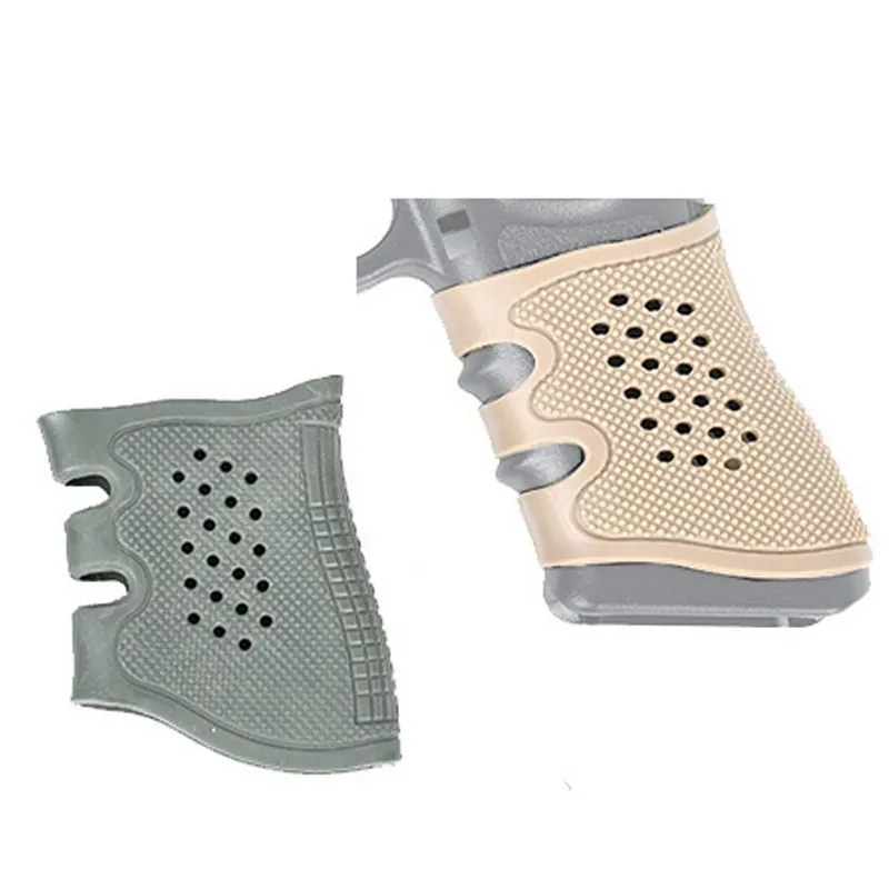 Tactical Rubber Airsoft Accessories Anti-slip Breathabl Pistol Gloves For AR15 HK416 M4 M16 G17 G19 G22 Hunting Weapon Parts