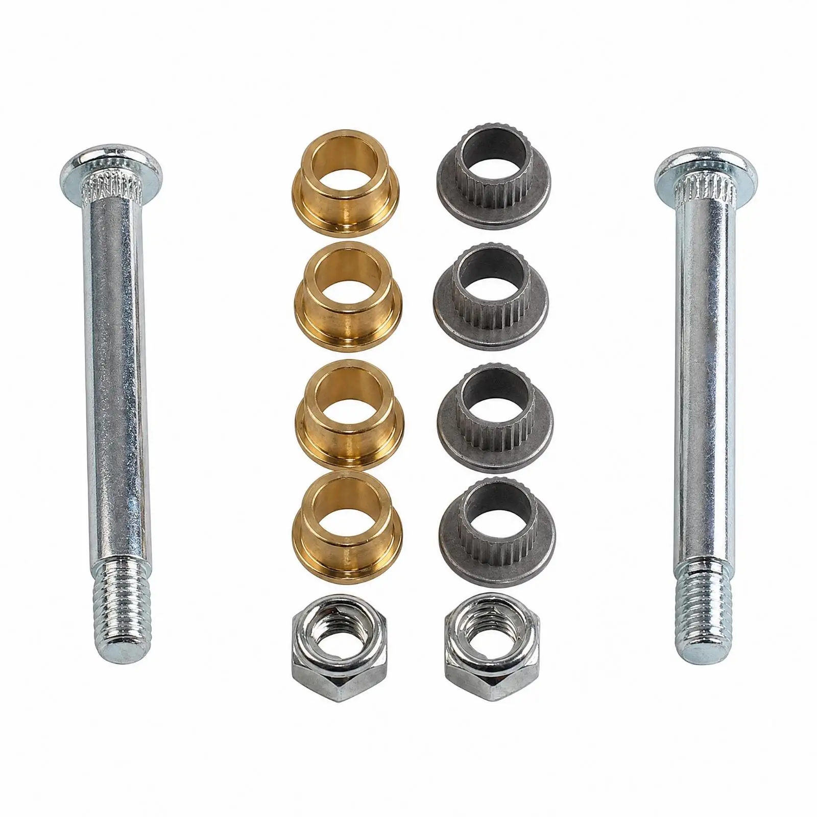 Entryway Hinge Bushing Repair Kit Direct Replacement Entryway Hinge Pin and Bushing Repair Kit Metal Threaded for Mechanics