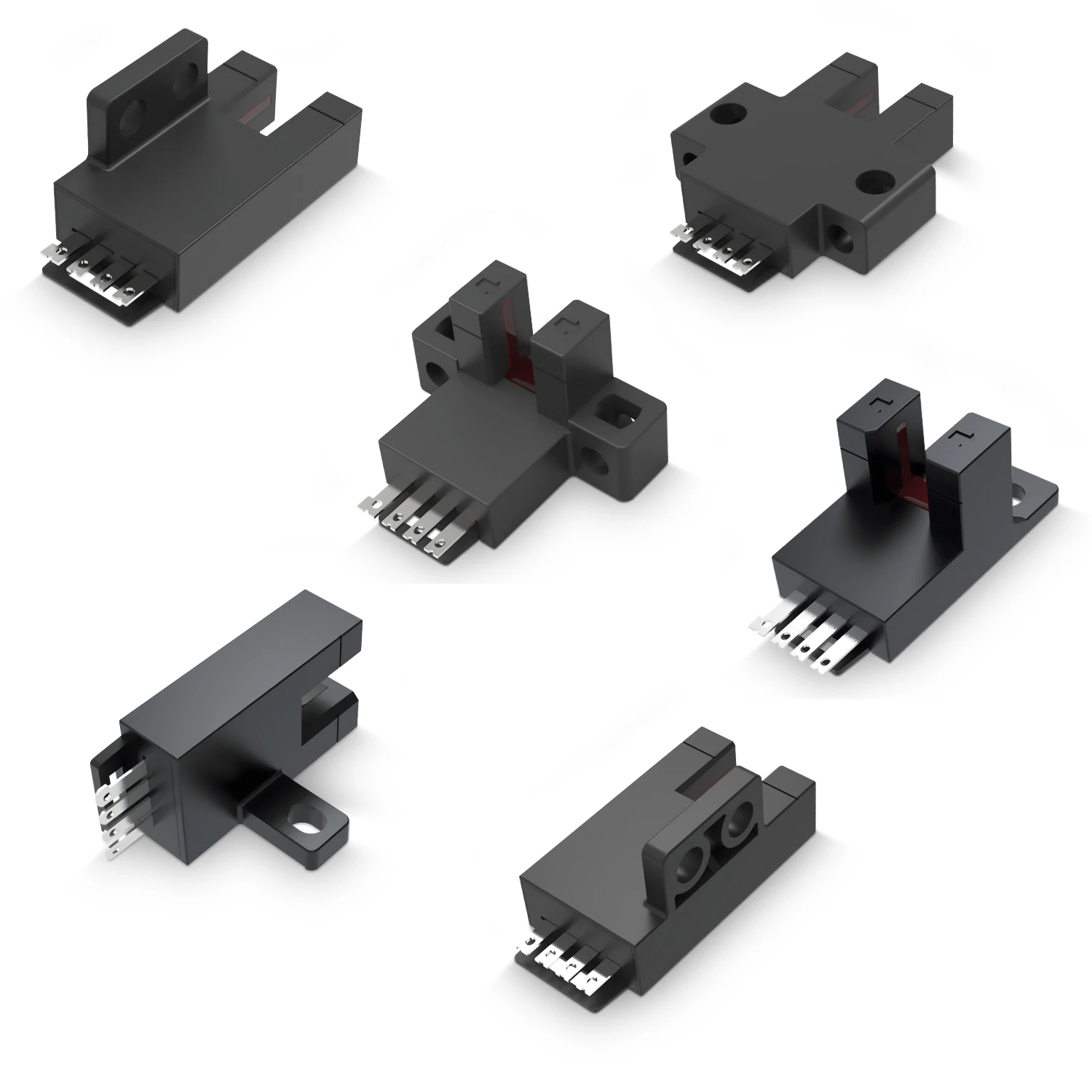 Akusense SY-307P-SW Groove Type Photoelectric Sensor Pnp Origin Type C Optical Slot Sensor Fork Light Barrier Sensor Factory