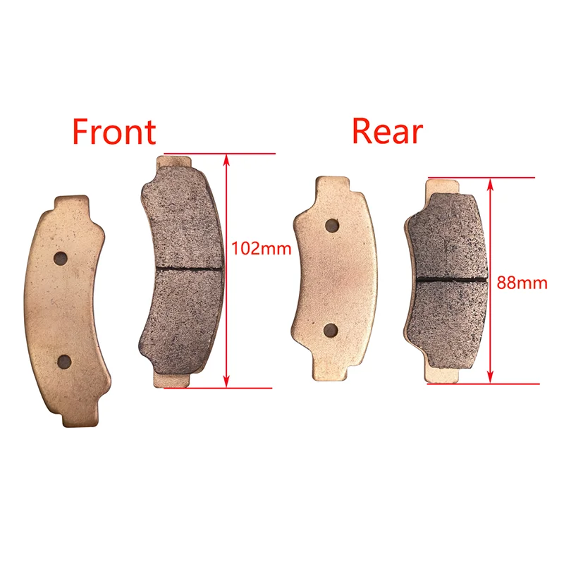 8PCS Front And Rear Brake Pads For Cfmoto Cforce Uforce Zforce 800 850 900 1000 ATV UTV Offroad Parts 7020-0810A0