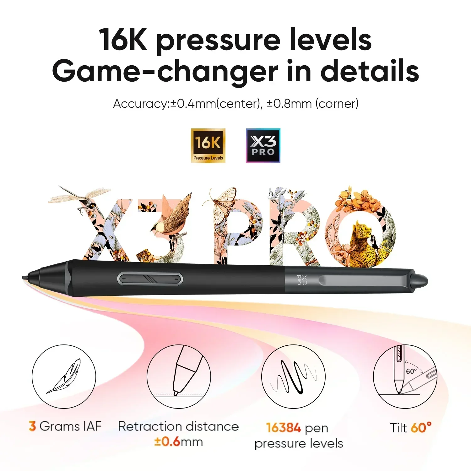 Baru! Tablet Grafis XPPen Artist Pro 16 (Gen 2) Monitor Gambar 16-inci Layar Menggambar 16K Tingkat Tekanan Resolusi 2.5K Windows