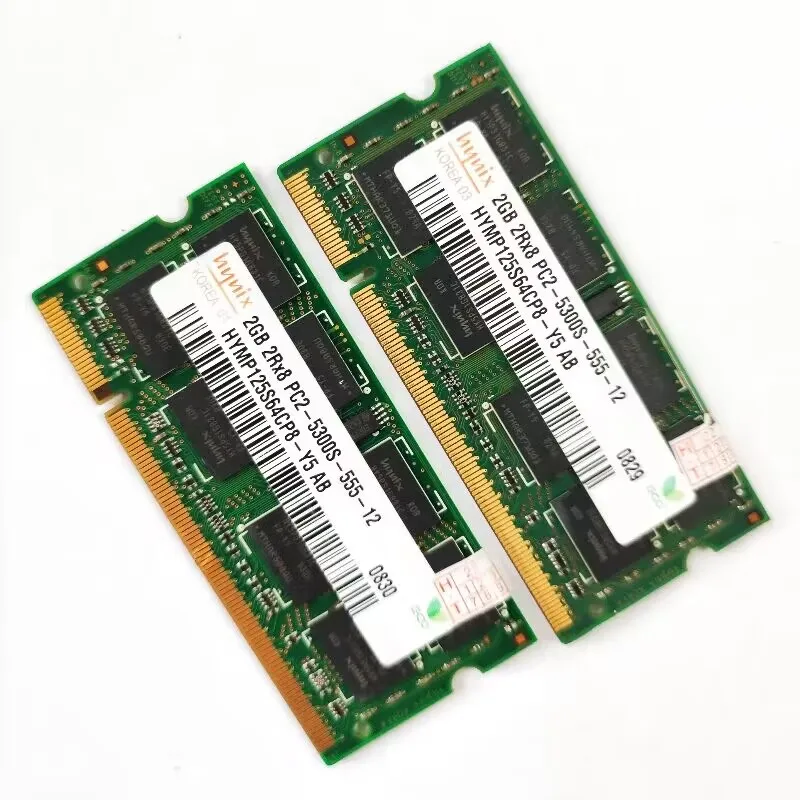 DDR2 RAMS 2GB 667MHz Laptop Memory DDR2 2GB 2RX8 PC2-5300s-555-12 SODIMM 1.8V