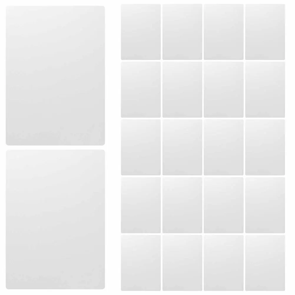 Fundas de plástico para documentos 50 Uds A5 protectores de páginas de PVC transparente para carpetas presentaciones informes cubiertas organizadoras de planificador portátil