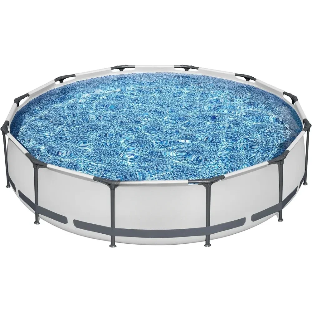 

Swimming Pool (12'x 30 ") | Round Outdoor Backyard Home Swimming Pool