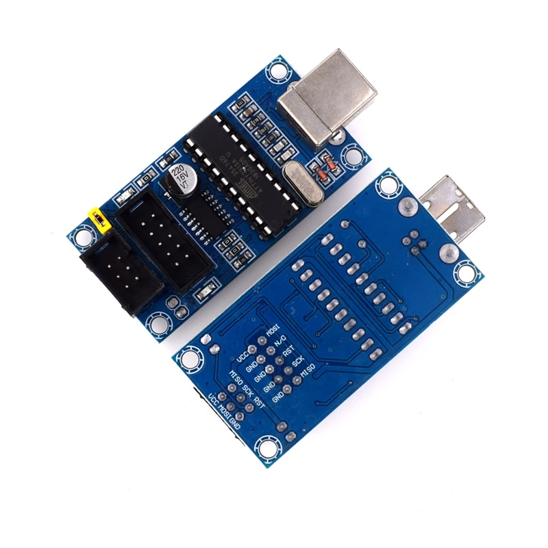 USBtinyISP Downloader AVR Microcontroller Download Cable USB Interface Compatible With 6-Pole Cable Included