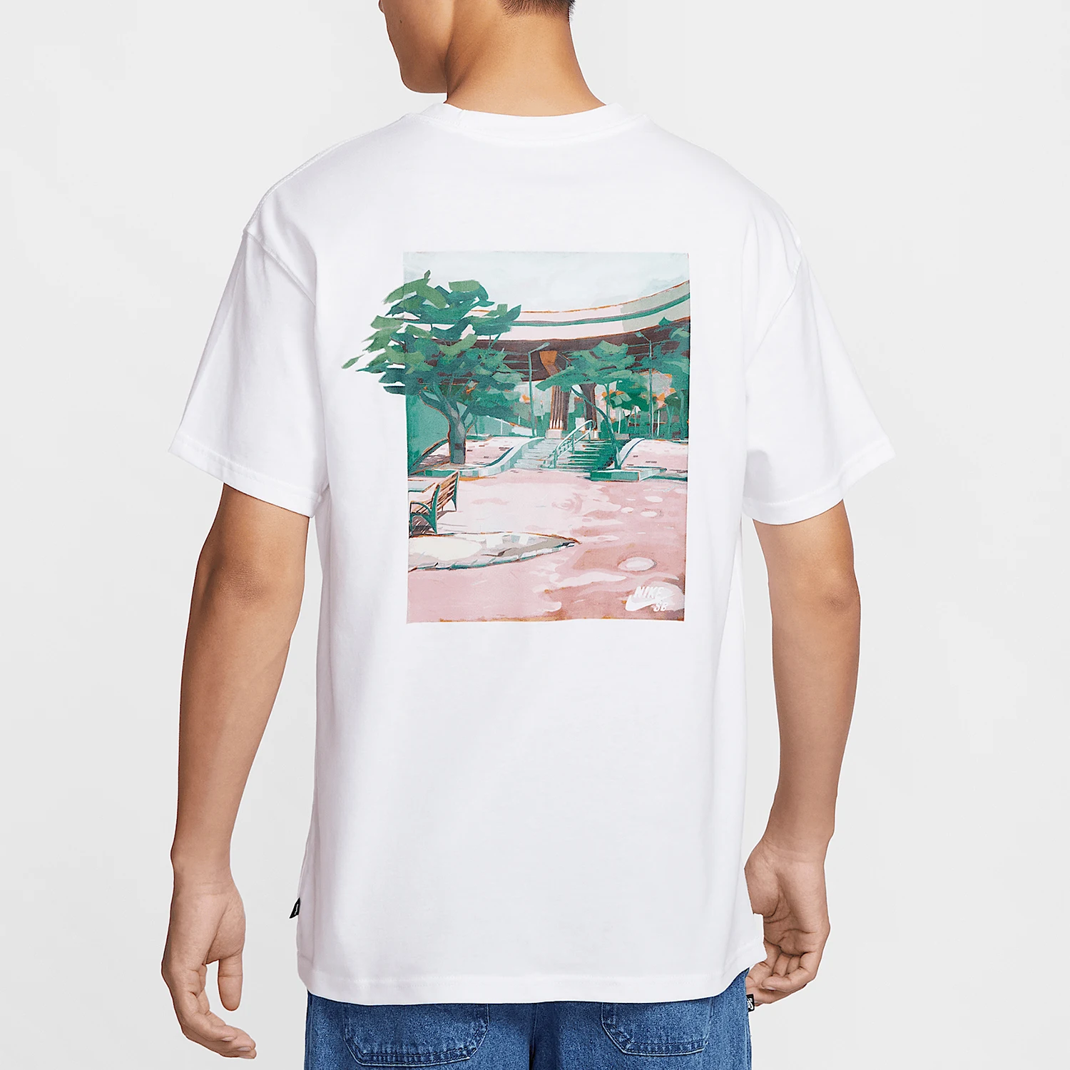 Kaos T-shirt pria Nike asli OU - Men'S Fashion Outlets ulasan dan harga