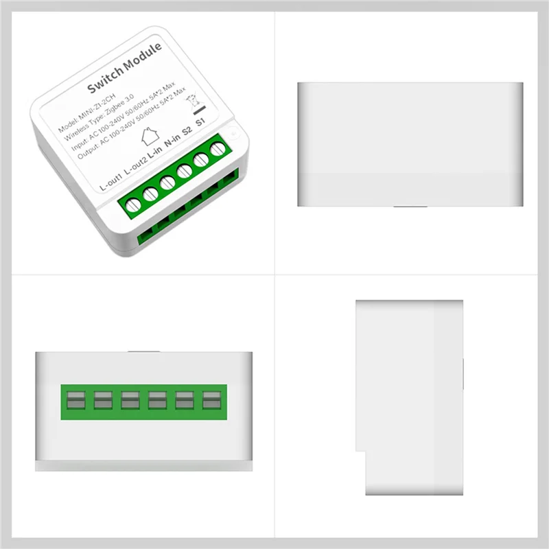 A29F-2X Saklar On/Off 2-Arah Graffiti Smart Zigbee Saklar On/Off 2-Arah Mini Saklar Kotak Tersembunyi